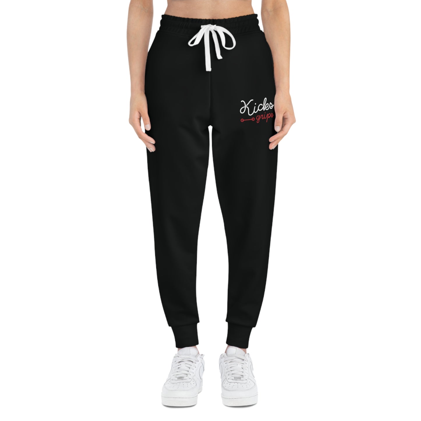 Kicks Grips Court Classic Athletic Joggers Black