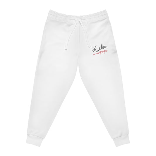 Kicks Grips Court Classic Athletic Joggers White
